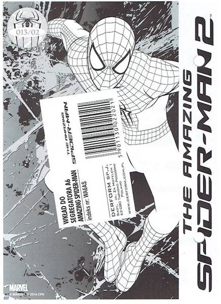 wkład do segregatora A6 Derform SPIDER-MAN 013/02