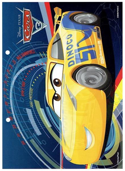 wkład do segregatora A5 Derform Cars 09-1253