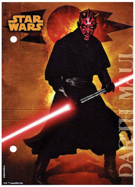 wkład do segregatora A6 Derform Star Wars 07-01