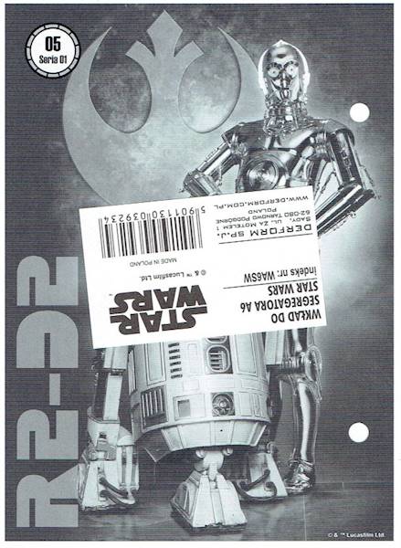 wkład do segregatora A6 Derform Star Wars 05-01
