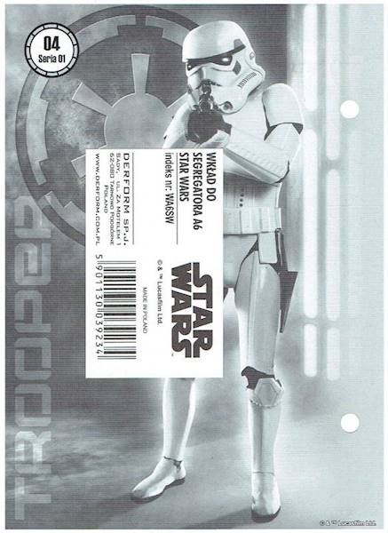 wkład do segregatora A6 Derform Star Wars 04-01