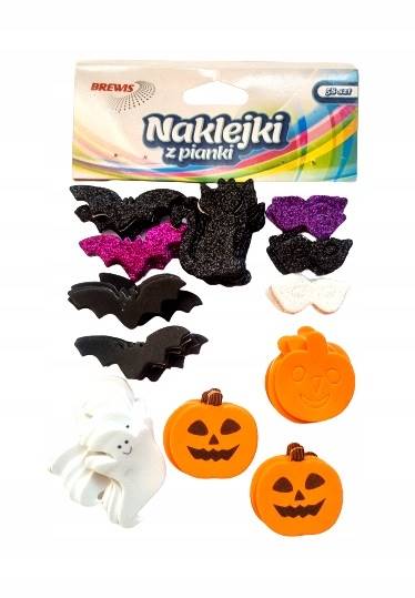 Naklejki elementy piankowe Halloween PVH1 