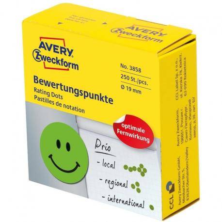 Naklejki samoprzylepne "Emotikony" Zielone Buźki