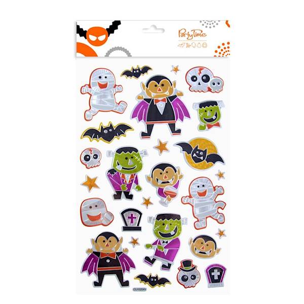 Naklejki metalizowane halloweenowe Postacie Drakul