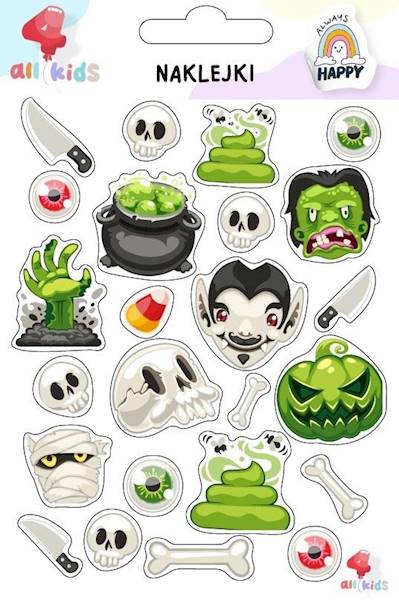 Naklejki dla dzieci Halloween Akcesoria