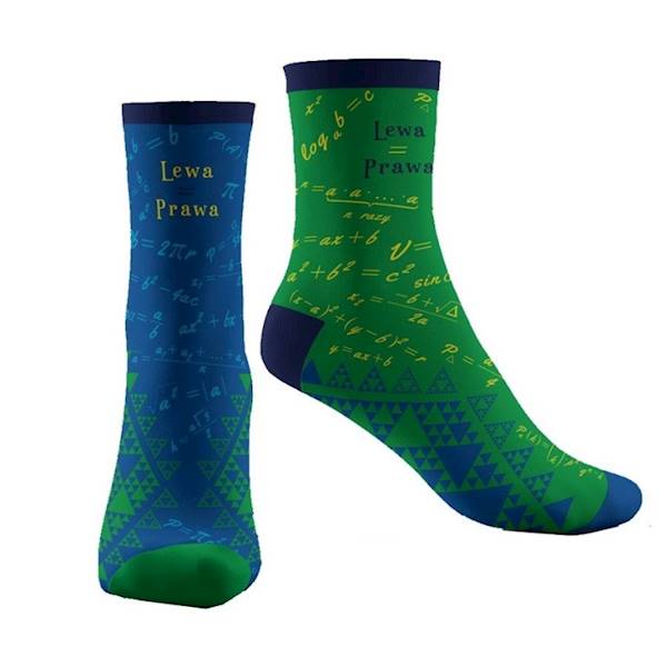 Skarpety Math funny socks wzór B Lewa=Prawa 41-45