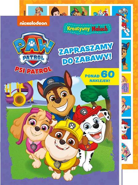 Psi Patrol. Kreatywny maluch 10 Ponad 60 naklejek