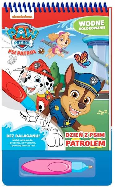 Psi patrol Wodne kolorowanie Dzień z psim patrolem
