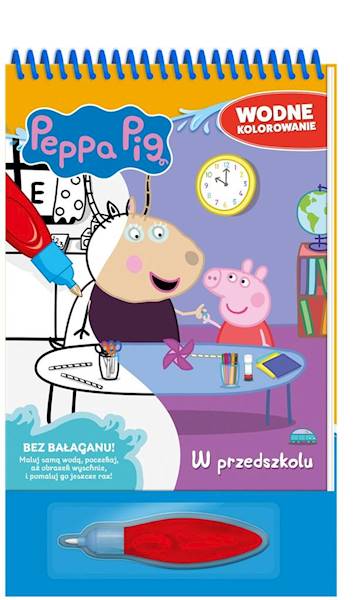 Peppa Pig Wodne kolorowanie W przedszkolu cz.12