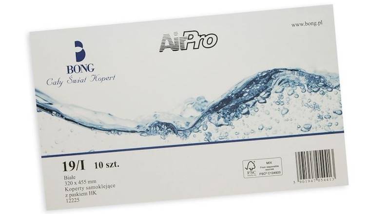 Koperta bąbelkowa Airpro 19/I białe (10szt)