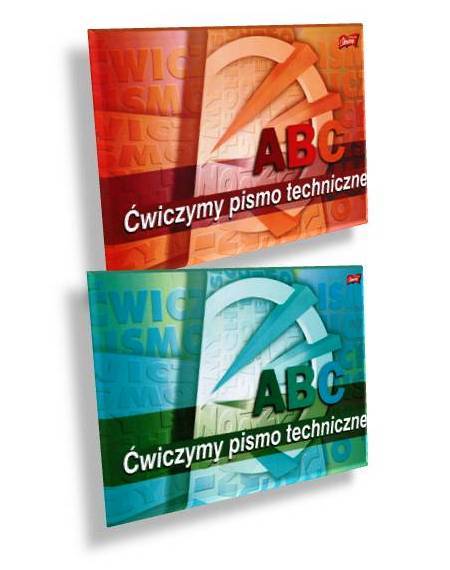 pismo techniczne blok A4 ST pochyłe