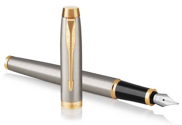 Pióro wieczne Parker Im Brushed Metal GT F