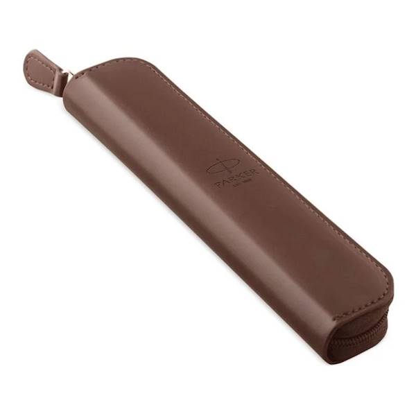 Piórnik Etui Parker brązowe
