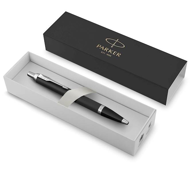 Długopis Parker Im Essential Matte Black CT