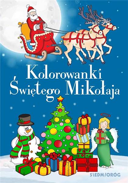 Kolorowanki Świętego Mikołaja