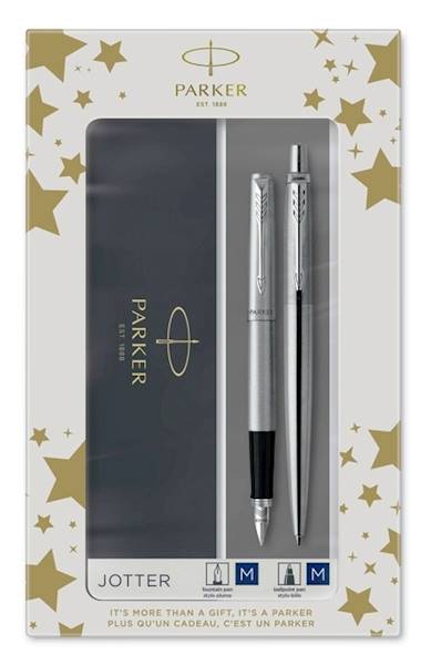 Zestaw Parker Pióro wieczne + Długopis Jotter Stai