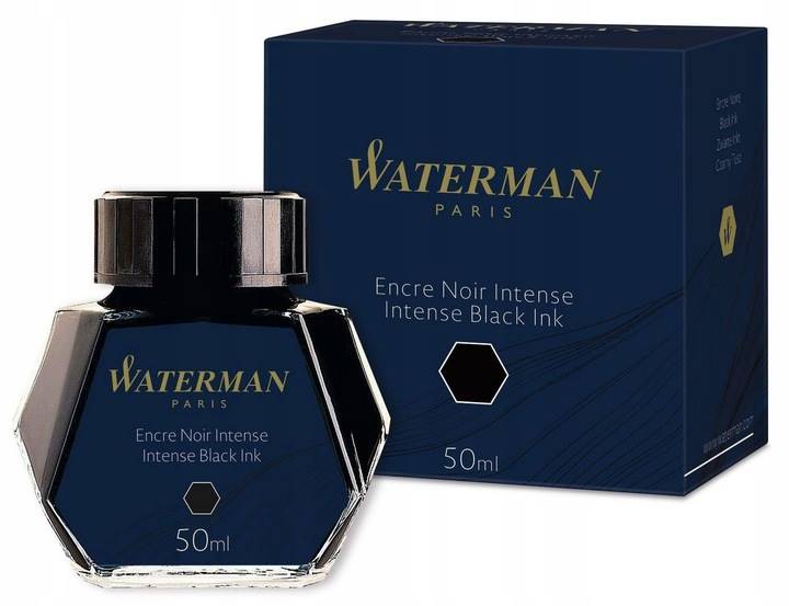 Atrament Waterman Intense Black czarny 50 ml