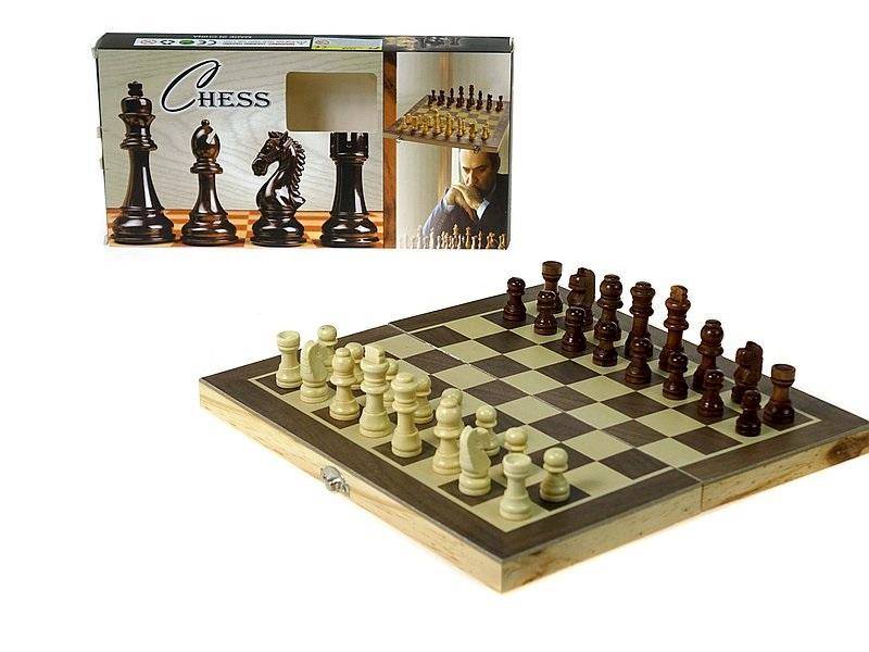 Szachy i warcaby backgammon drewniane Adar