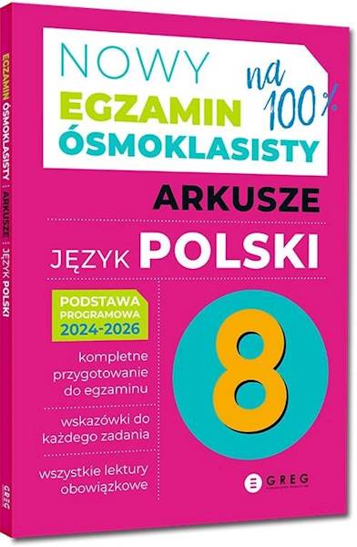 Nowy Egzamin ósmoklasisty 2025 J. polski Arkusze