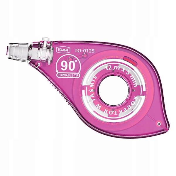 Korektor w taśmie TOMA 5mm*12m TO-0125 różowy