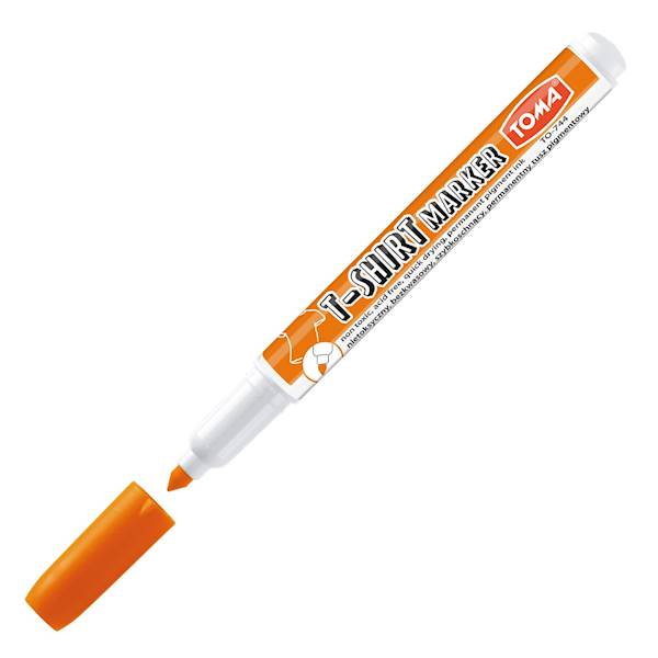 Marker T-Shirt Permanent 1-4mm TOMA orange