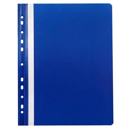 Skoroszyt A4 wpinany PVC granatowy Panta Plast