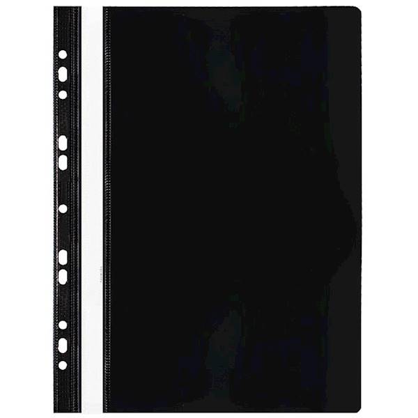 Skoroszyt A4 wpinany PVC czarny Panta Plast