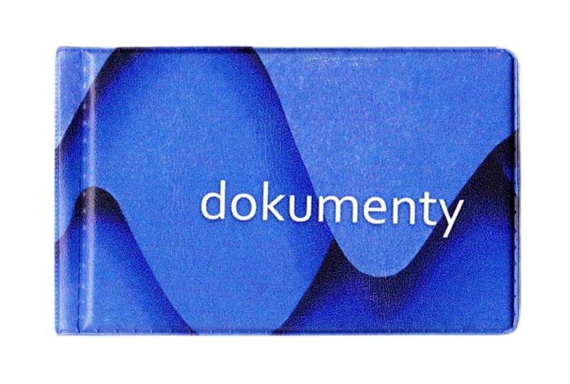 Okładka na Dokumenty Młodzieżowa niebieska
