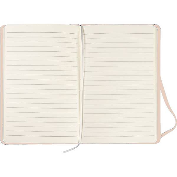 Notes A6 80 kartek w linię Centrum Kwiaty gran-beż