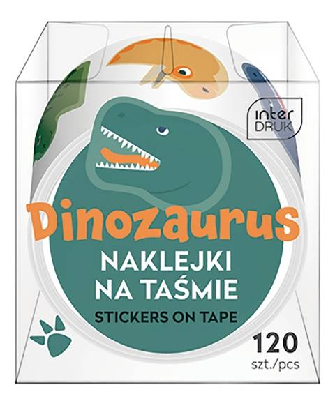 Naklejki na taśmie Kids DINOZAURUS