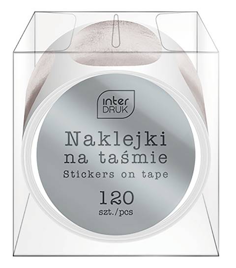 Naklejki na taśmie Glam SILVER
