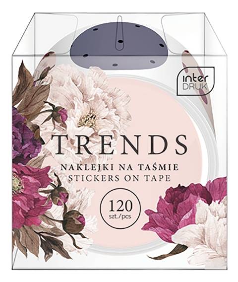 Naklejki na taśmie Flowers TRENDS
