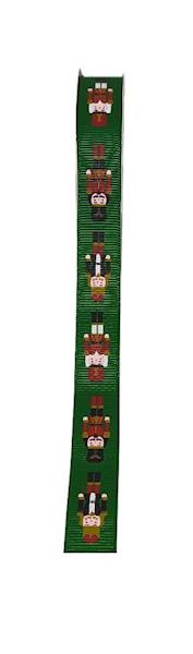 Wstążka rypsowa 1,5 cm x 3 m Christmas Dziadek zie