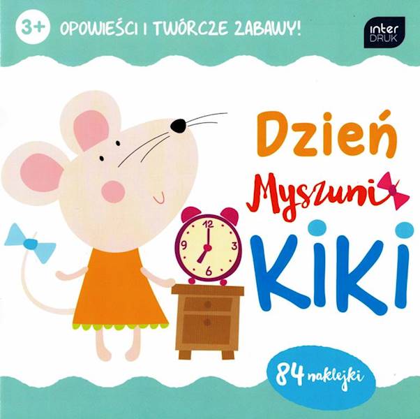 Kolorowanka z naklejkami Dzień Myszuni Kiki