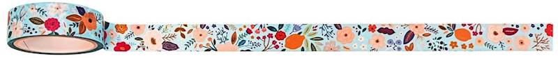 Taśma dekoracyjna WASHI 15 mm x 5 m GARDEN wzór 3