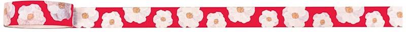 Taśma dekoracyjna WASHI 15 mm x 5 m GARDEN wzór 1