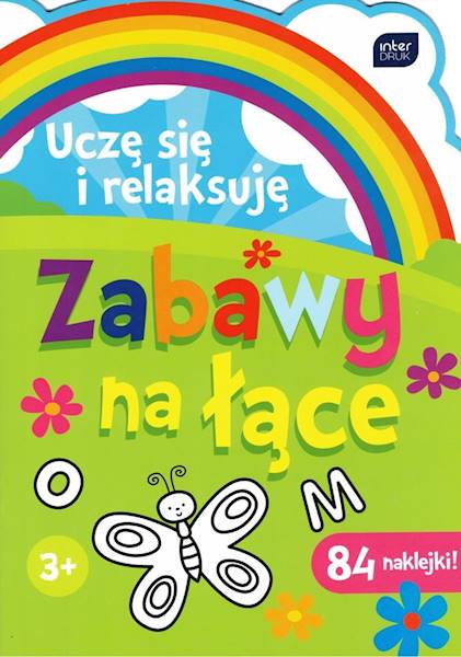 Kolorowanka z naklejkami Uczę się i relaksuję łące