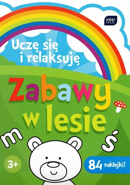 Kolorowanka z naklejkami Uczę się i relaksuję lesi