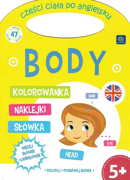 Kolorowanka z naklejkami po angielsku II Body