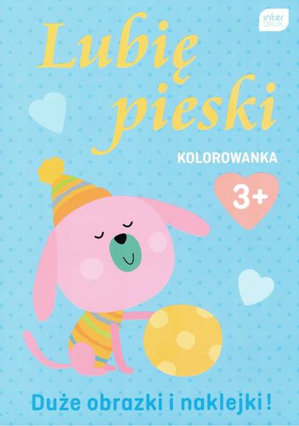 Kolorowanka z naklejkami Lubię pieski