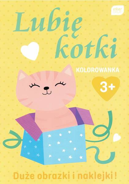 Kolorowanka z naklejkami Lubię kotki