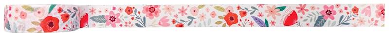 Taśma dekoracyjna WASHI 15 mm x 5 m GARDEN wzór 7