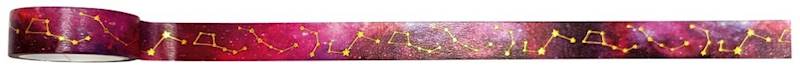 Taśma dekoracyjna WASHI 15 mm x 5 m GALAXY wzór 2