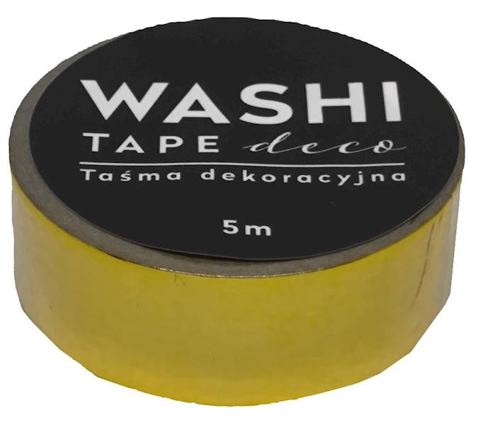 Taśma dekoracyjna WASHI 15 mm x 5 m DECO wzór 6