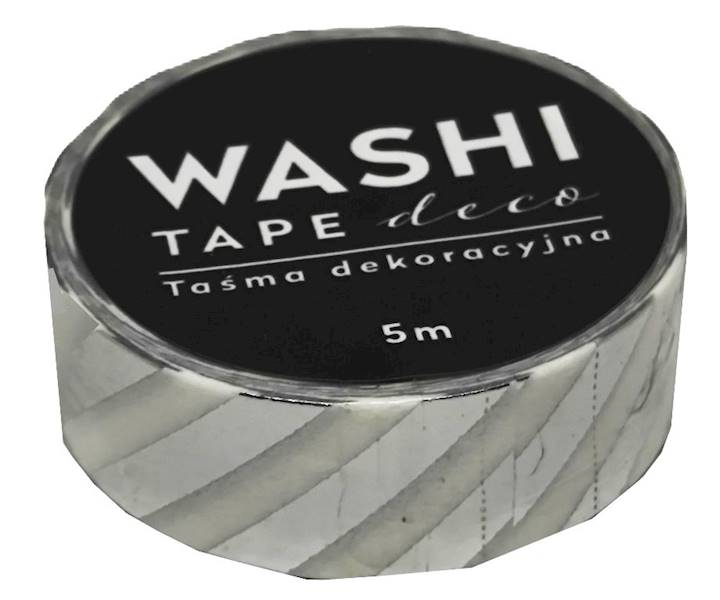 Taśma dekoracyjna WASHI 15 mm x 5 m DECO wzór 2