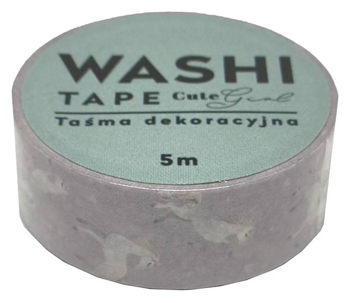 Taśma dekoracyjna WASHI 15 mm x 5 m CUTE GIRLS w 6