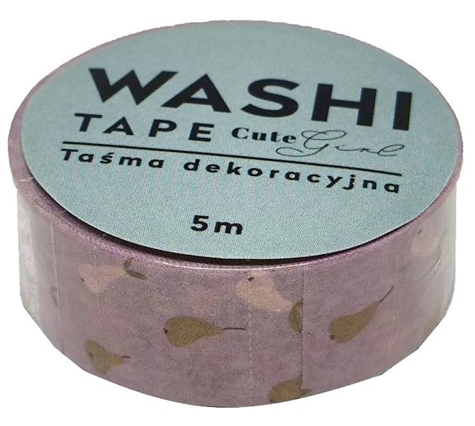Taśma dekoracyjna WASHI 15 mm x 5 m CUTE GIRLS w 4