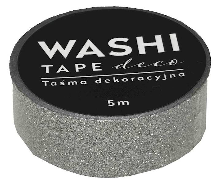 Taśma dekoracyjna WASHI 15 mm x 5 m DECO wzór 12