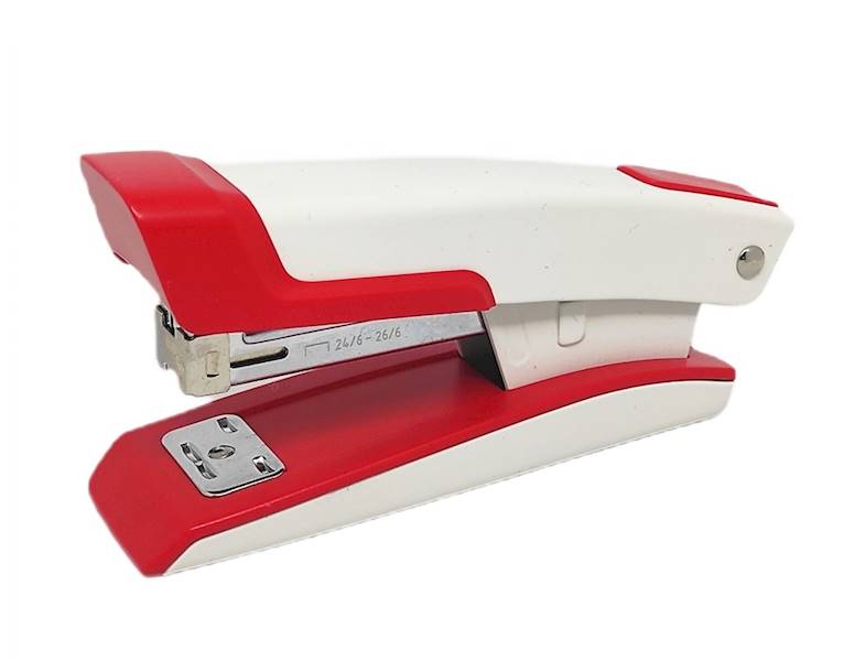 Zszywacz Kangaro Pro-45/S Inspiro ivory czerwony