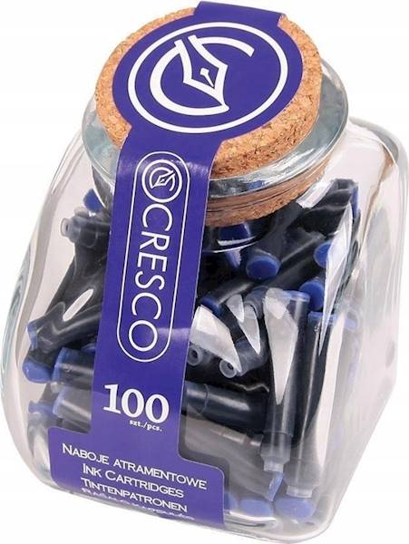 naboje niebieskie Cresco 100 sztuk w słoiczku